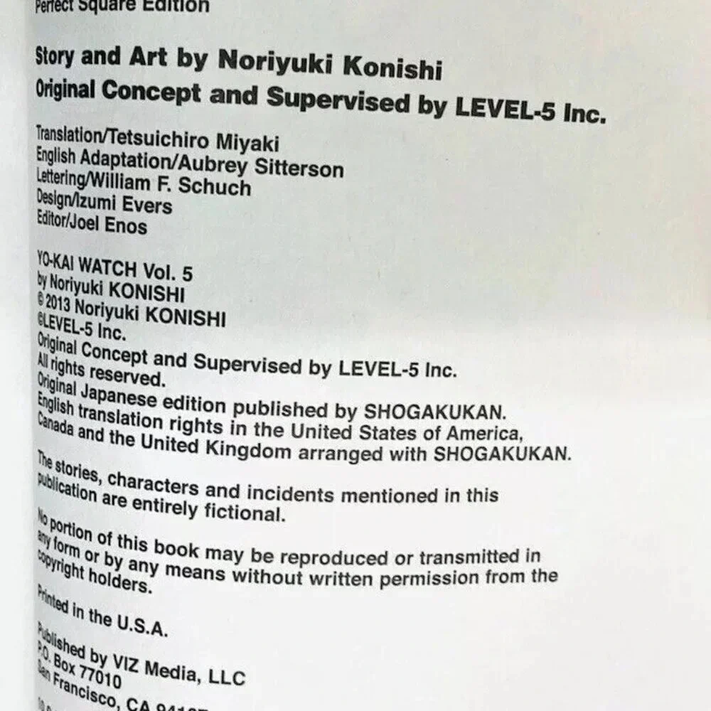 YO-KAI WATCH Graphic Novel By Noriyuki Konishi Volume 5 Paperback - Picture 10 of 10